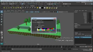 آموزش ساخت لایه مایا مقدماتی تا پیشرفته آموزش تصویری maya Create layers