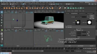 آموزش نورپردازی حرفه ای مایا منتال ری به زبان فارسی maya Menta Ray lights