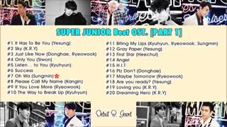Super Junior Best OST. Compilation [PART 1]
