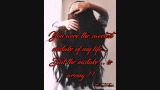 the mistake...