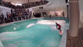 موج سواری هیجان انگیز در پاساژهای آلمان