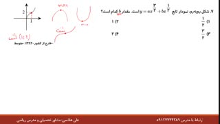 حل تست نقطه عطف اختصاصی رشته تجربی قسمت دوم از علی هاشمی
