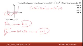 حل تست نمودار اختصاصی رشته تجربی قسمت سوم از علی هاشمی