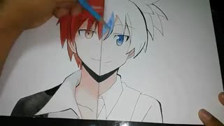 assassination classroom speed drawing