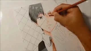 Tokyo ghoul drawing