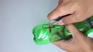 کاردستی - ساخت ماشین با بطری پلاستیکی