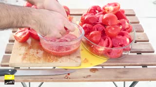 فیلم آموزش آشپزی - گوجه فرنگی خشک در foodacademy.ir