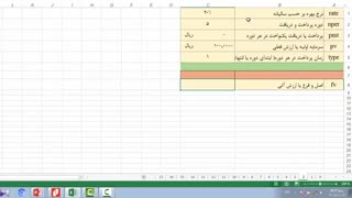 کاربرد نرم افزار EXCEL در ارزیابی پروژه ها