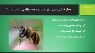 درمان خانگی نیش زنبور عسل (آهوتا)