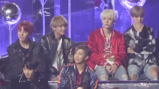 ری اکشن بی تی اس هنگام دریافت بهترین البوم سال برای آیو IU-ای یو