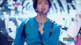 اجرا Fake Love از BTS در  Music Core