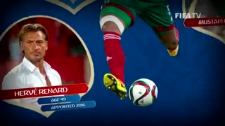 معرفی تیم ملی مراکش توسط فیفا