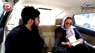 طعنه سنگین مهران مدیری به خانم بازیگر روی آنتن زنده