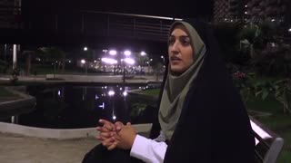 ورزشکار ایرانی با لباس احرام در افتتاحیه پارالمپیک ریو