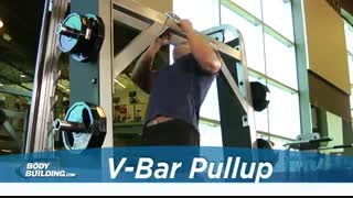 آموزش حرکت بارفیکس با میله V