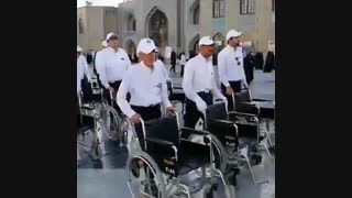 نیایش خادمینی که همپای زائرین امام مهربانی‌ها هستند