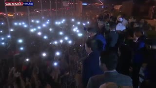 استقبال از بازیکنان فوتبال فرودگاه | جام جهانی 2018 روسیه