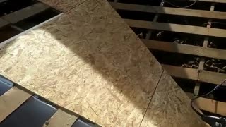 نصب شینگل چوب osb