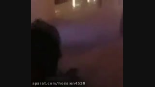 حمله شدید تظاهر کنندگان به نیروی انتظامی و نابود کردن اموال عمومی ( کانال تلگرام ما : NarmafzarPC@ )