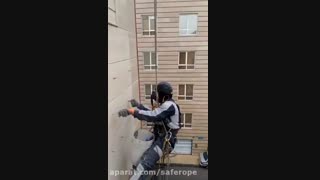 پیچ و رولپلاک سنگ نما-آریا سازه ارتفاع البرز