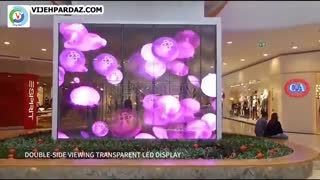 ویدیو وال های تبلیغاتی با دود دو طرفه