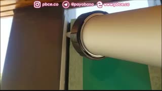 درزگیری شیشه با پلی اورتان زتکس.