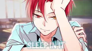 【Nightcore】→ IDGAF ( Rock / Male Cover ) || Lyrics