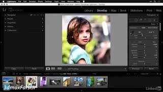 اصلاح پوست صورت فتوشاپ لایت روم Lightroom fix skin tones