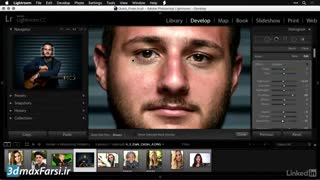 آموزش فتوشاپ + لایت روم :سیاه و سفید کردن بخشی از عکس در فتوشاپ Lightroom fix dark circles