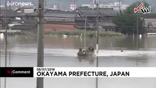 اعلام وضع فوق‌العاده در ژاپن؛ آغاز نجات محاصره‌شدگان در سیل/ ۴۸ نفر کشته شدند