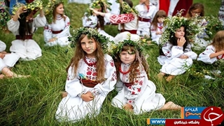 اوکراینی‌ها سیزده‌بدر و چهارشنبه‌سوری را در یک روز برگزار کردند