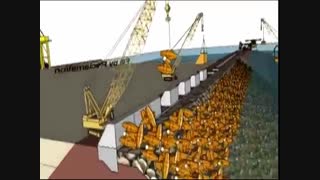 A glance into the construction of the port /یک نگاه اجمالی در ساخت بندر