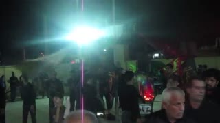 محرم 1396مراسم زنجرزنی  شب هفتم با مداحی  حاج پرویز پولادی