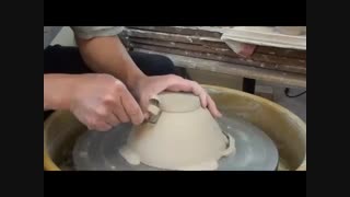 آموزش سفالگری با چرخ