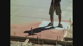 بتن استامپ  stamped concrete