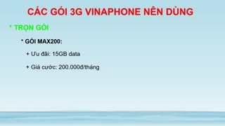 Video huong dan dang ky 3G Vinaphone qua tong dai 1544