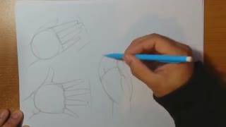 آموزش نقاشی دست های انیمه / مانگا