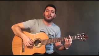 آموزش گیتار: جلسه ۱۶، آموزش آهنگ ته سیگار از رستاک