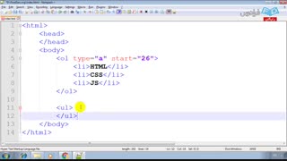 آموزش طراحی وب با استفاده از HTML - درس پنجم : لیست ها در Html