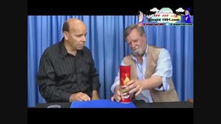 شعبده بازی دستمال در بطری نوشابه در بسته