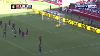 خلاصه بازی آث میلان 1-0 بارسلونا