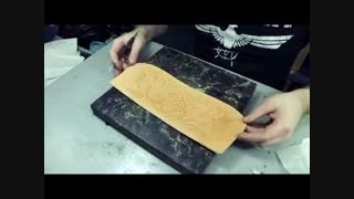 آموزش حکاکی روی چرم