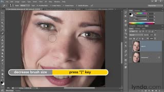 Photoshop CC Retouch and Heal uses pothealing brush