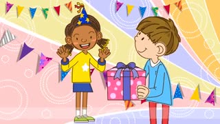 آموزش زبان انگلیسی برای کودکان به روش singsing : آموزش با شعرHappy birthday! This is for you. (Birthday song)