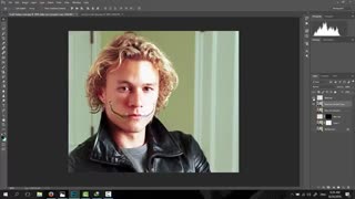 آموزش ساخت پوستر جوکر فیلم بتمن