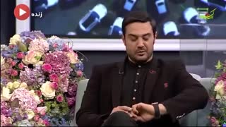 شوخی نکیسا و انصاریان با استاد اسدی در برنامه زنده