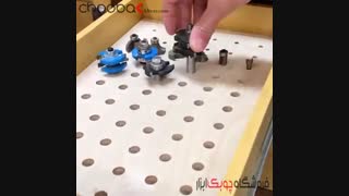 ایده ای جالب برای نگهداری تیغ اورفرز و سی ان سی