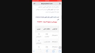 قیمت روز گوشی های آیفون اپل