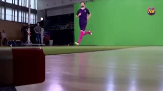 عکس برداری از لباس دوم بارسلونا برای فصل 2017