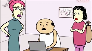 انیمیشن پرویز و پونه : بابا و بازی کامپیوتری